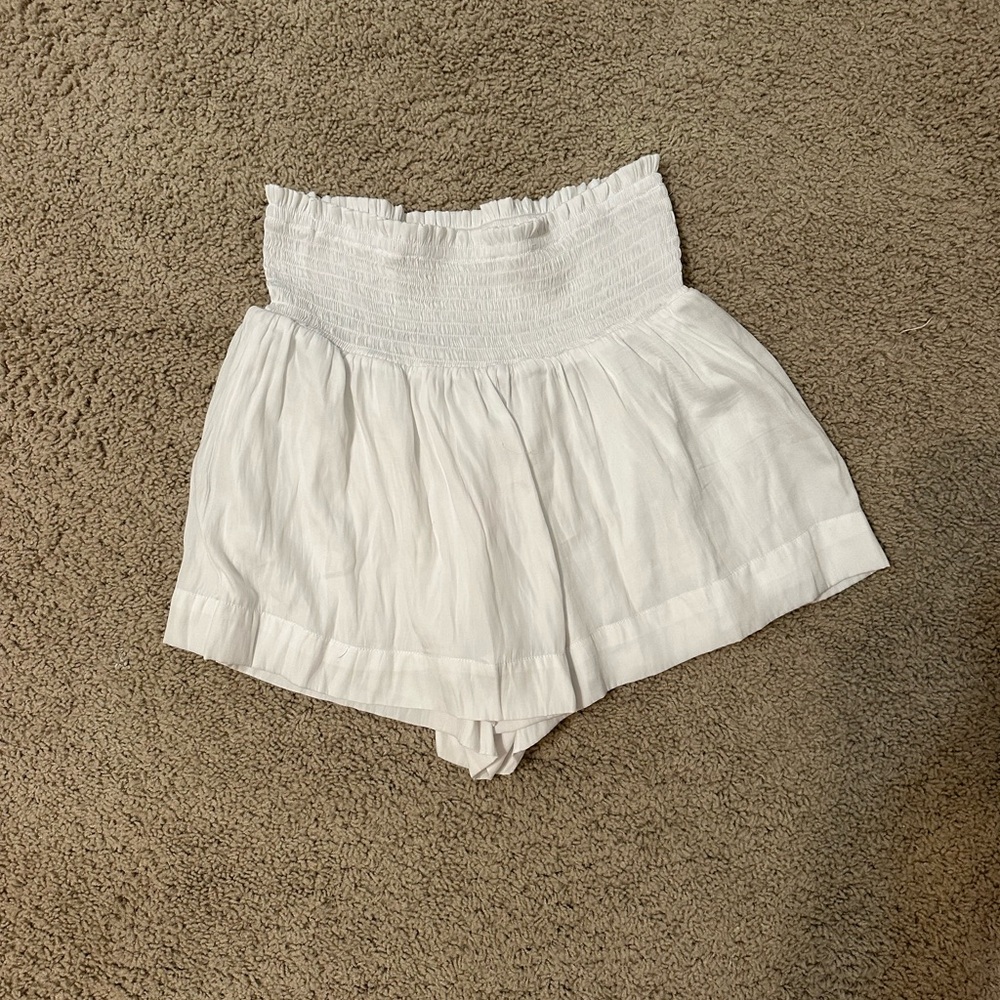 White boutique shorts